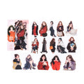 30 Pcs Korean Watercolor Fashion Girl PET Stickers KXSKD