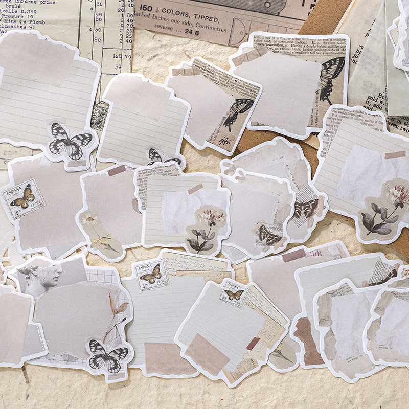 20 Pcs Vintage Label Stickers FGSZ