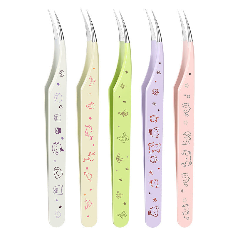 Precision Craft Tweezers with Leather Pouch