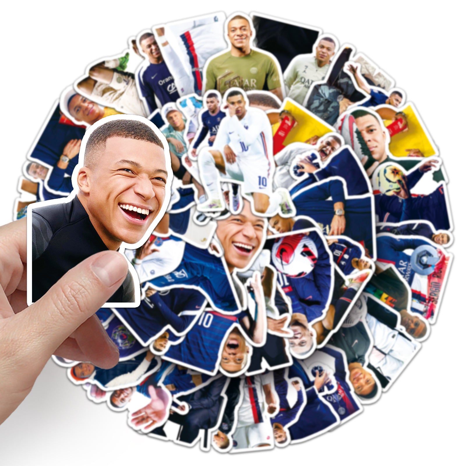 50Pcs Football Theme Waterproof Vinyl Stickers STY06