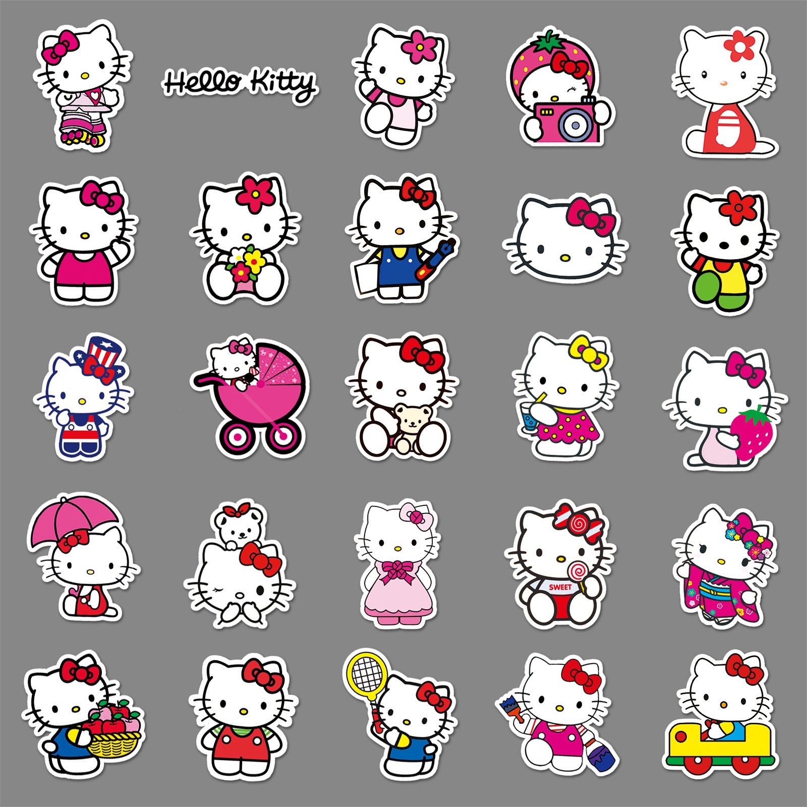 50Pcs Kawaii Waterproof Vinyl Stickers SRO116
