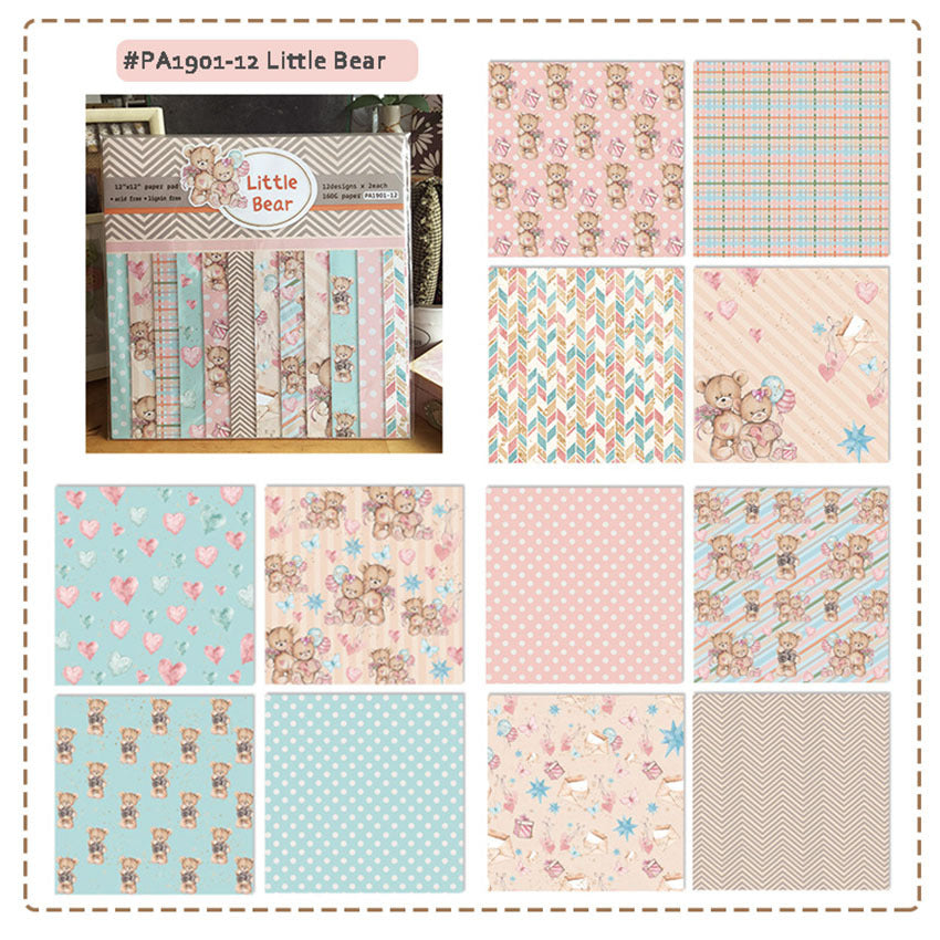 12 inch Scrapbook Paper Pad JYY901