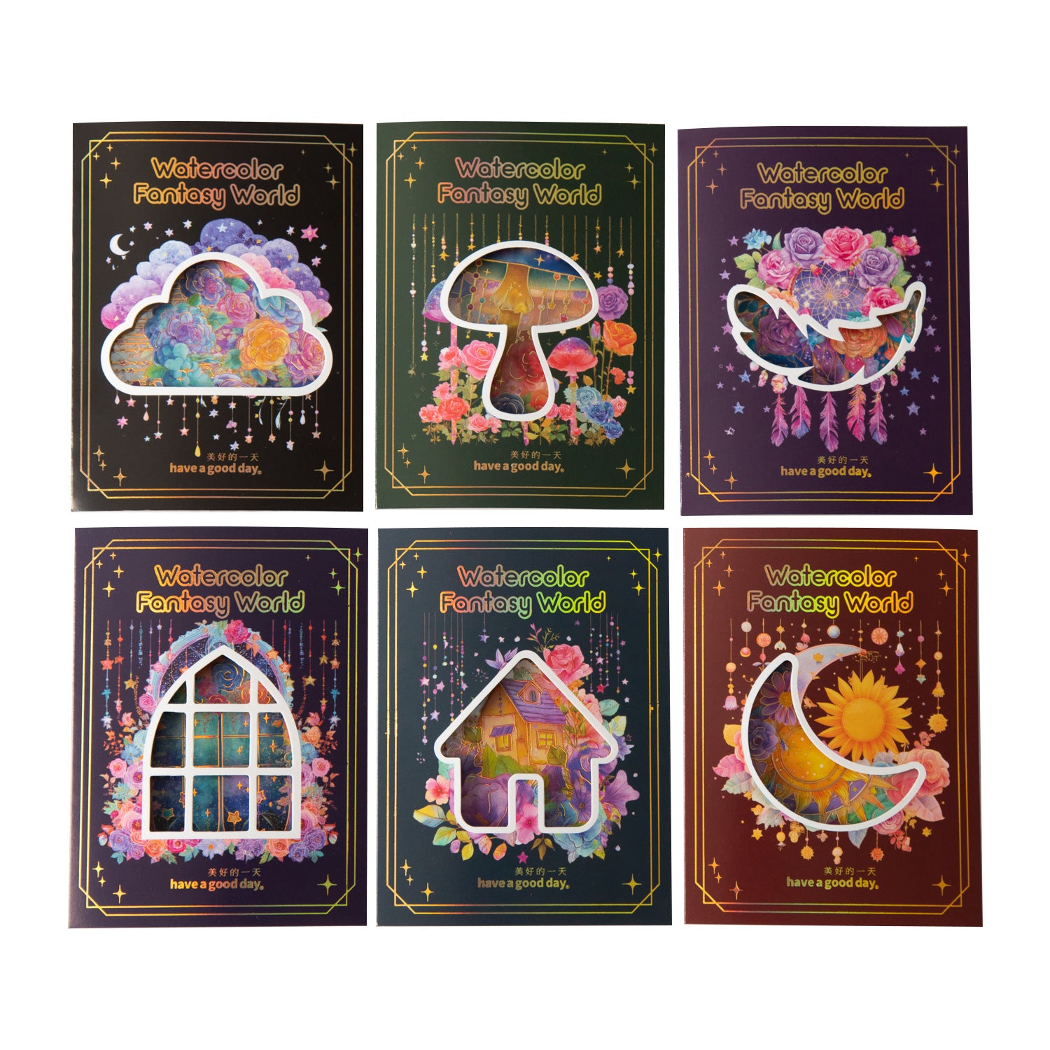 10 Pcs Fantasy World PET Stickers SCQH