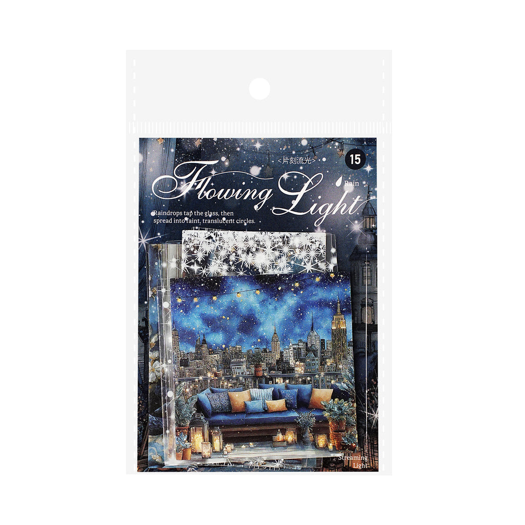 15 Pcs Light Star PET Stickers PKLG