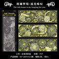 3 Pcs Flowers PET Stickers BLMJ