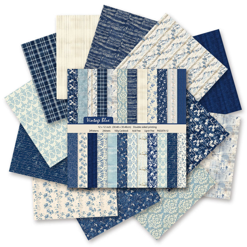 12 Inch Scrapbook Paper Pad for Craft PA074