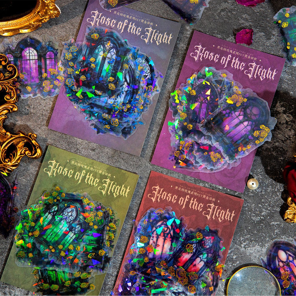 20 Pcs Vintage Windows PET Stickers HYDMG