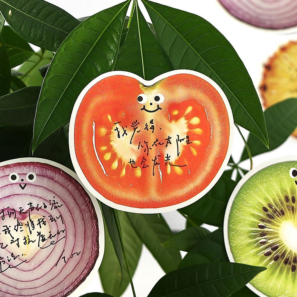 30 Pcs Fruit Theme Sticky Note XXGS