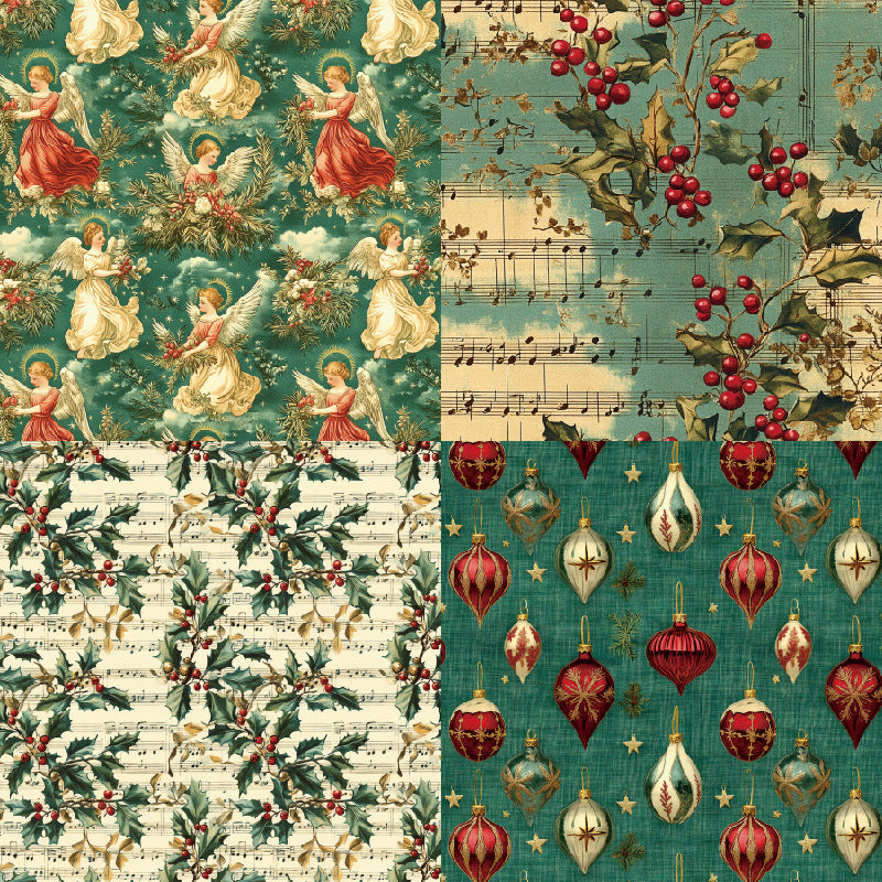 6 inch Christmas Scrapbook Paper Pad SKP352