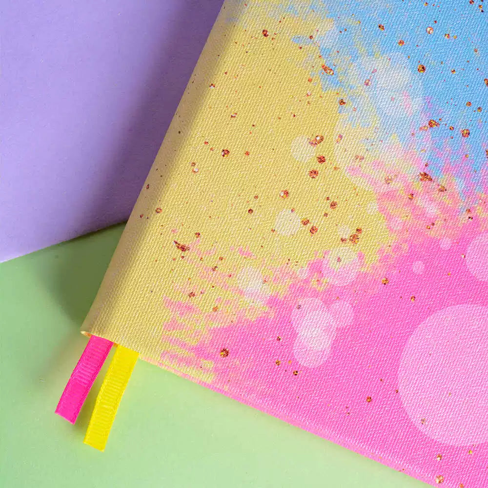 Art Series A5 Hardcover  Notebook - Watercolour Sparkle