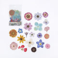 40 Pcs Pressed Flower Petals PET Stickers