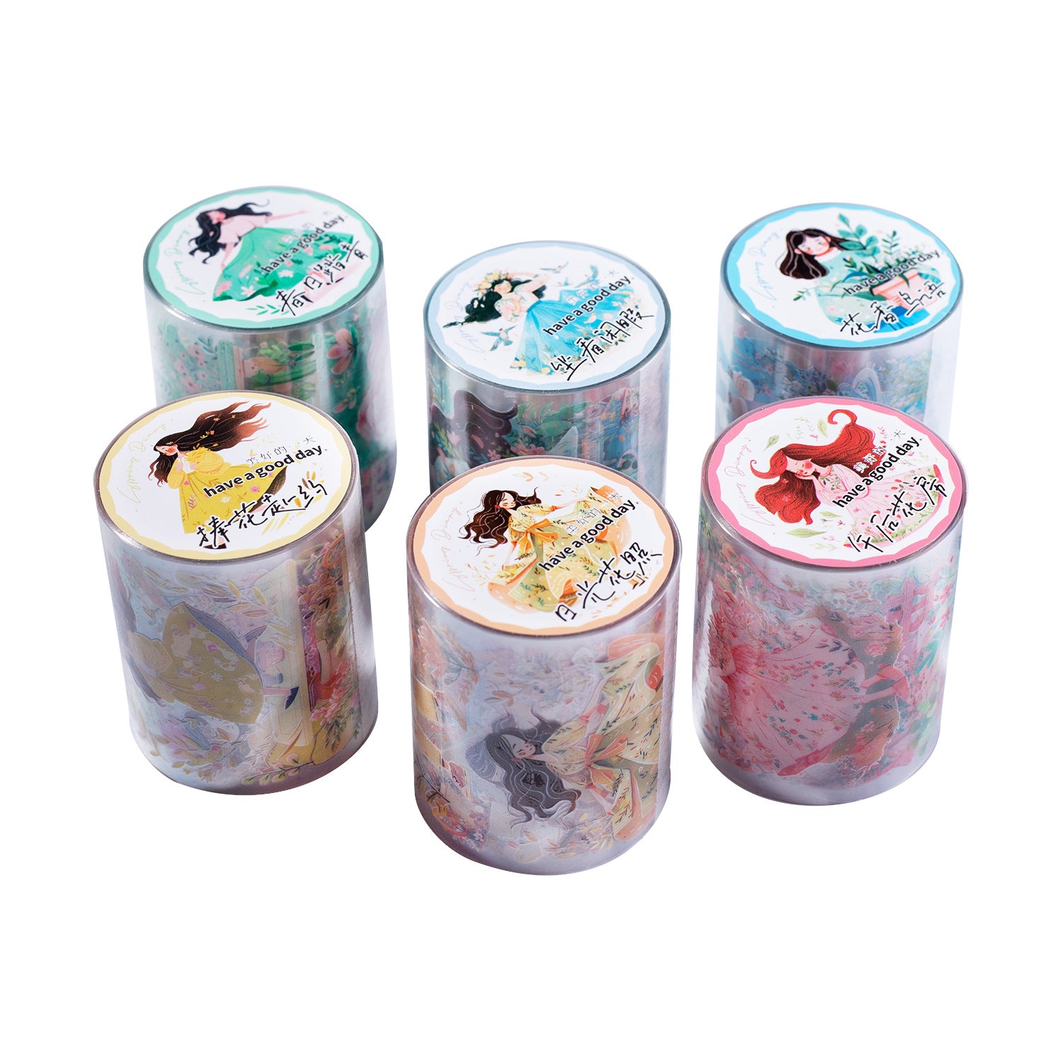 1 Roll Fashion Girls PET Tape CTRJ