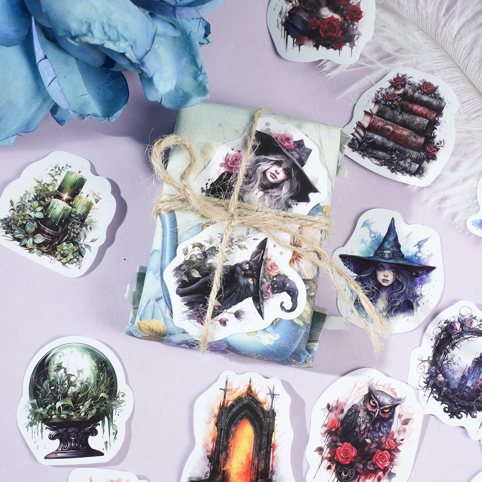 30 Pcs Magic Theme Stickers QHMFS