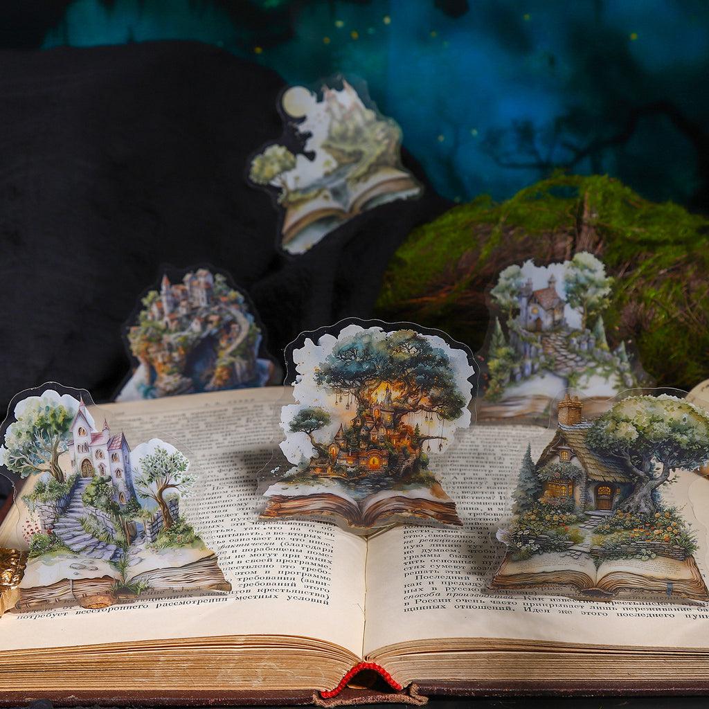 10 Pcs Forest Book PET Stickers SZSJ