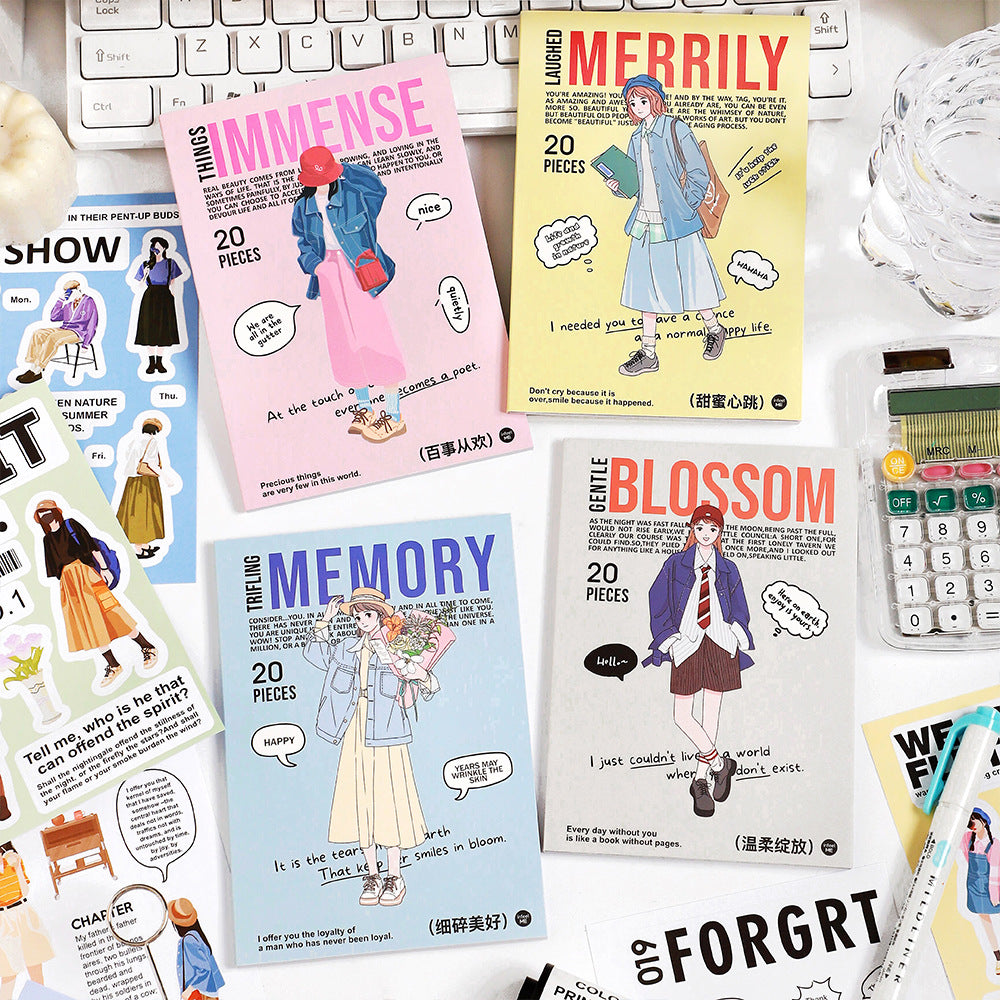 Lonri Girl Stickers Book