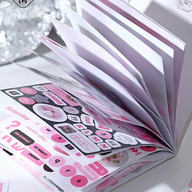 20 Pcs Decoration Stickers Book ZYPT