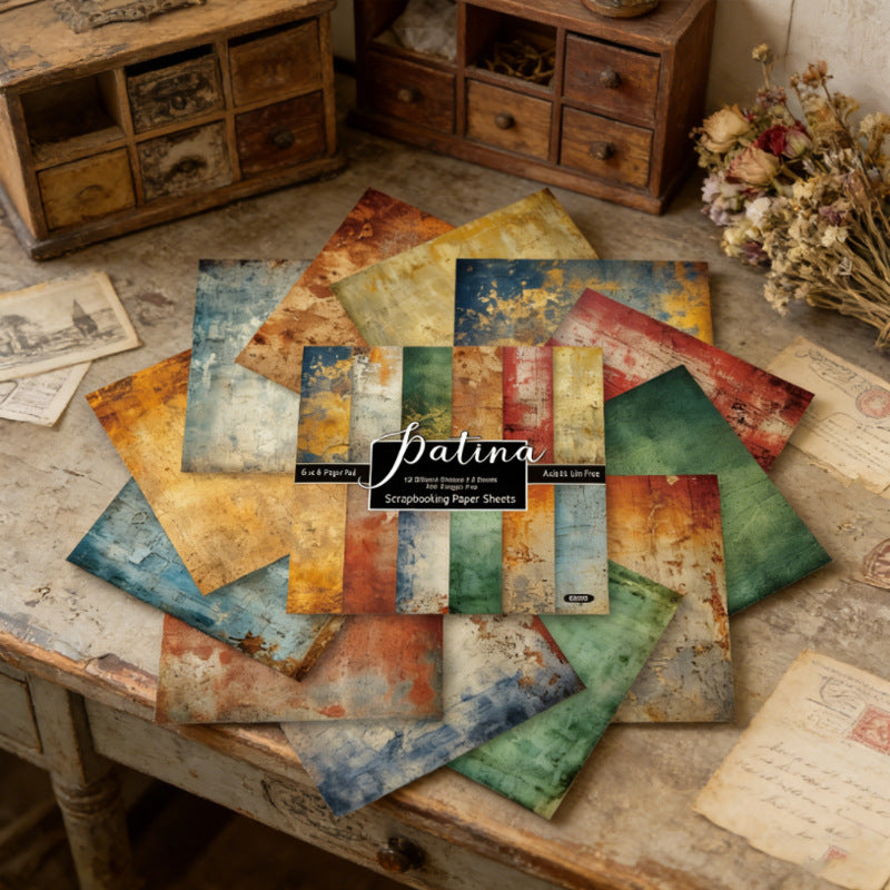 6 inch Ruin Aesthetic Scrapbook Paper Pad SKP605