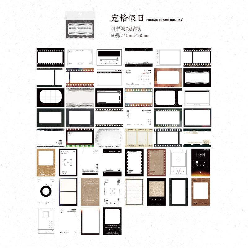 50 Pcs Notepad Stickers Book BKSJC