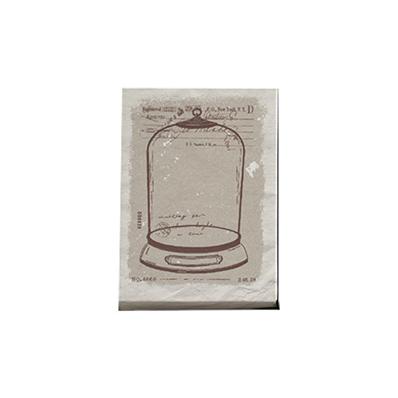 1 Pc Bottle Theme Wooden Stamp PZSJ