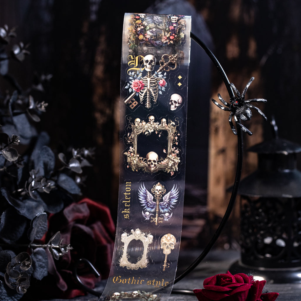 1 Roll Dark Gothic PET Stickers Tape AYSP