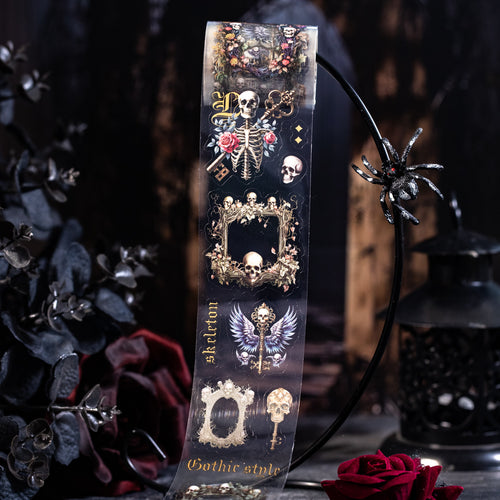1 Roll Dark Gothic PET Stickers Tape AYSP