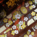 Floral Decorative Tape Rolls- Creamy Pear