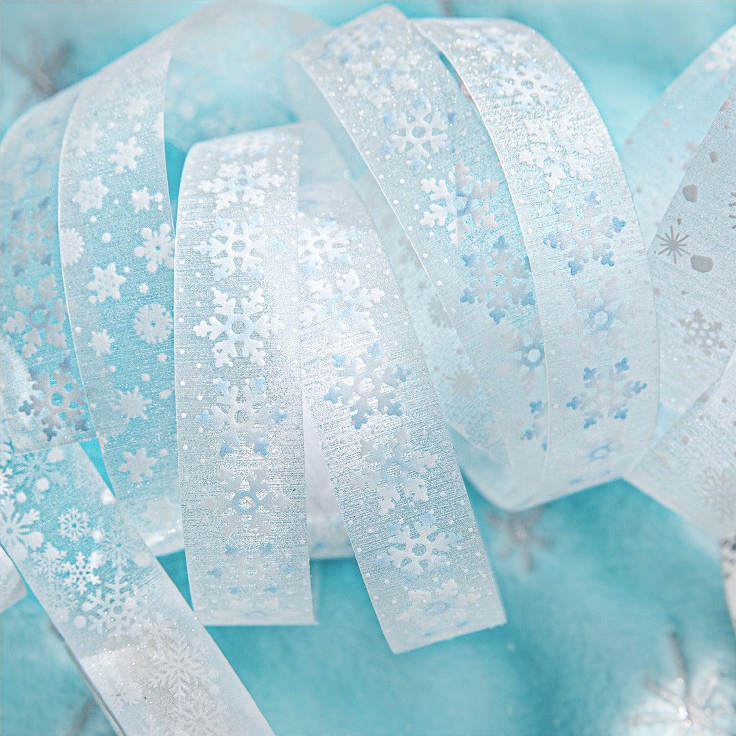 1 Roll Snowflake PET Tape DJLG