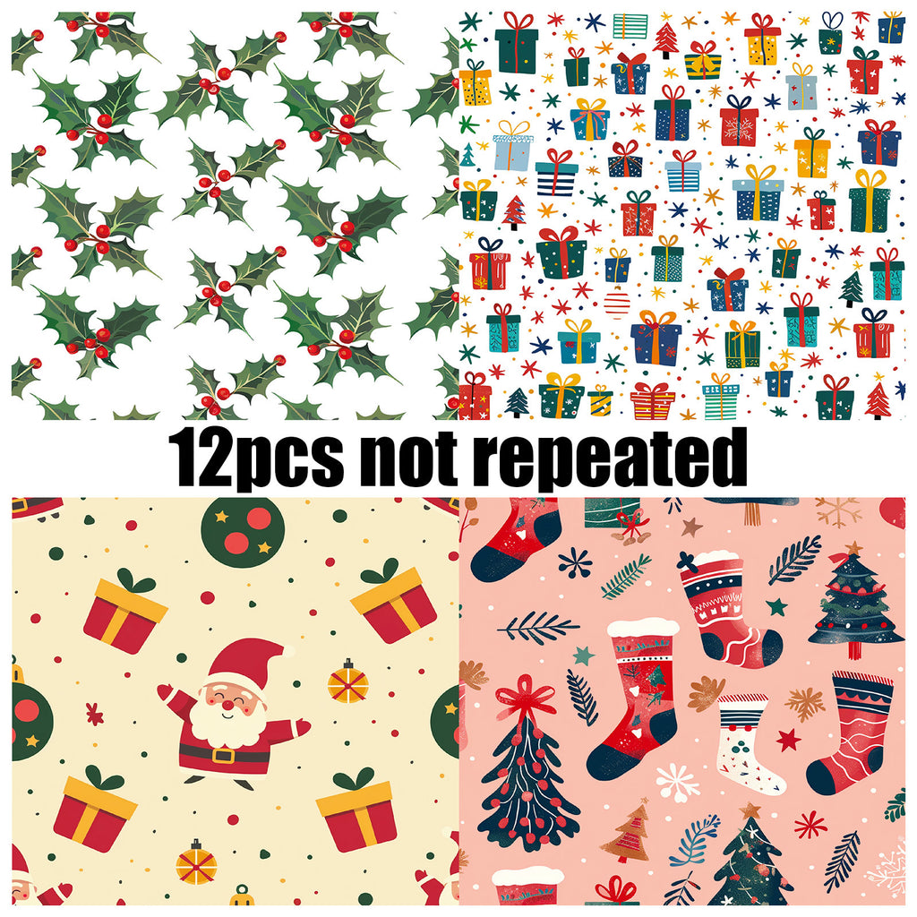 6 inch Christmas Scrapbook Paper Pad PA147