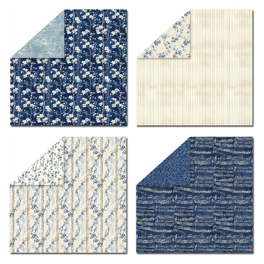 12 Inch Scrapbook Paper Pad for Craft PA074