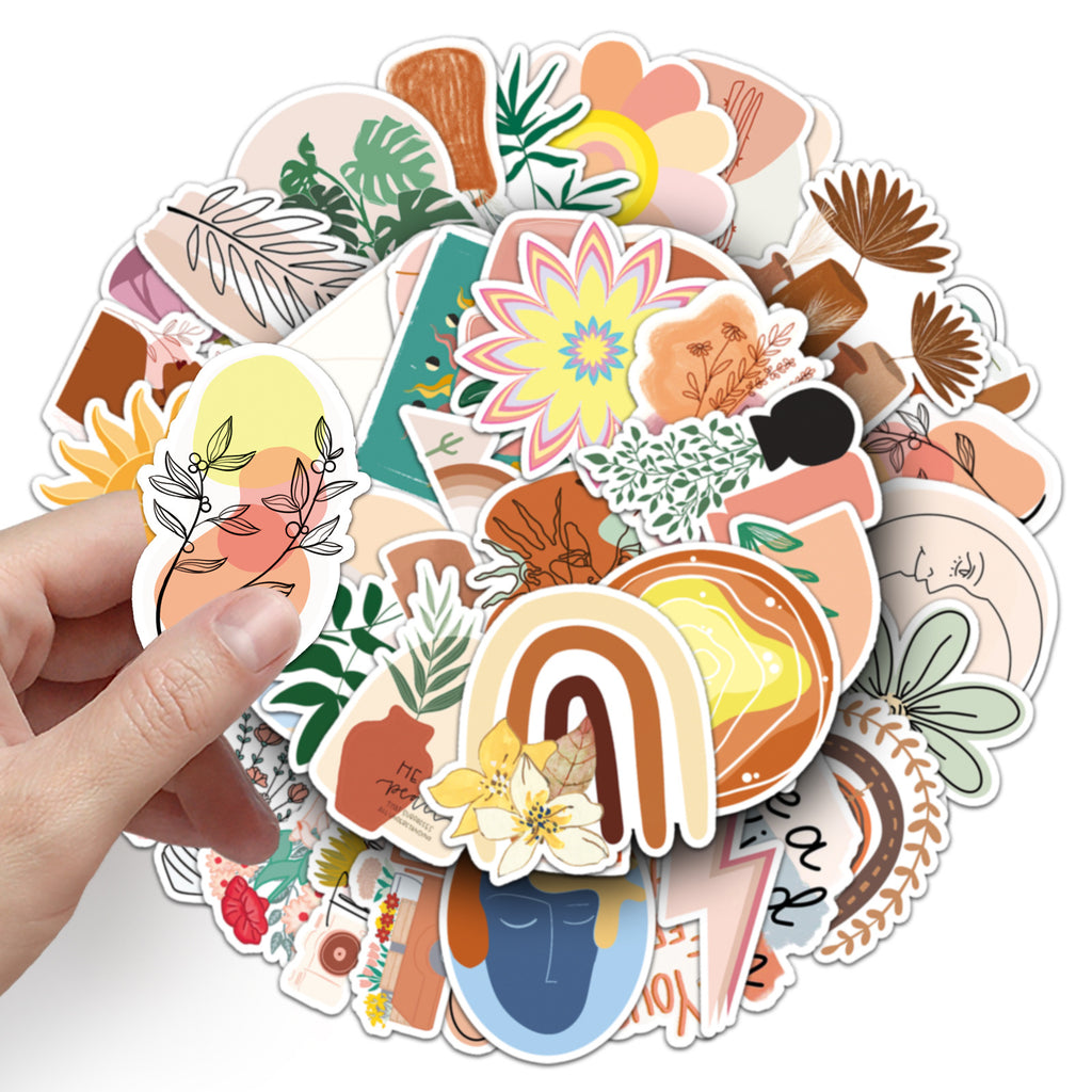 50PCS Boho Waterproof Vinyl Stickers BHO12