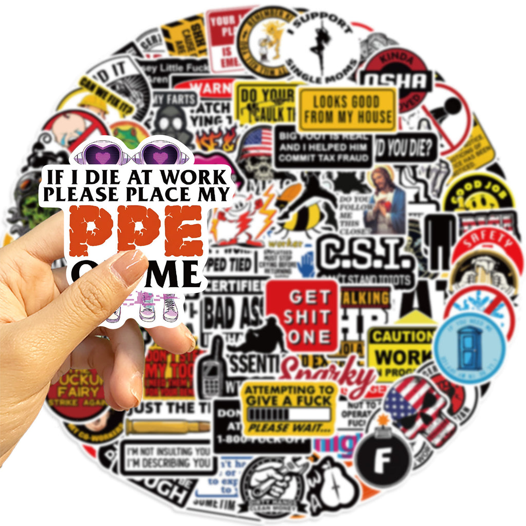 50PCS Funny Sarcastic Meme Vinyl Stickers FUN01
