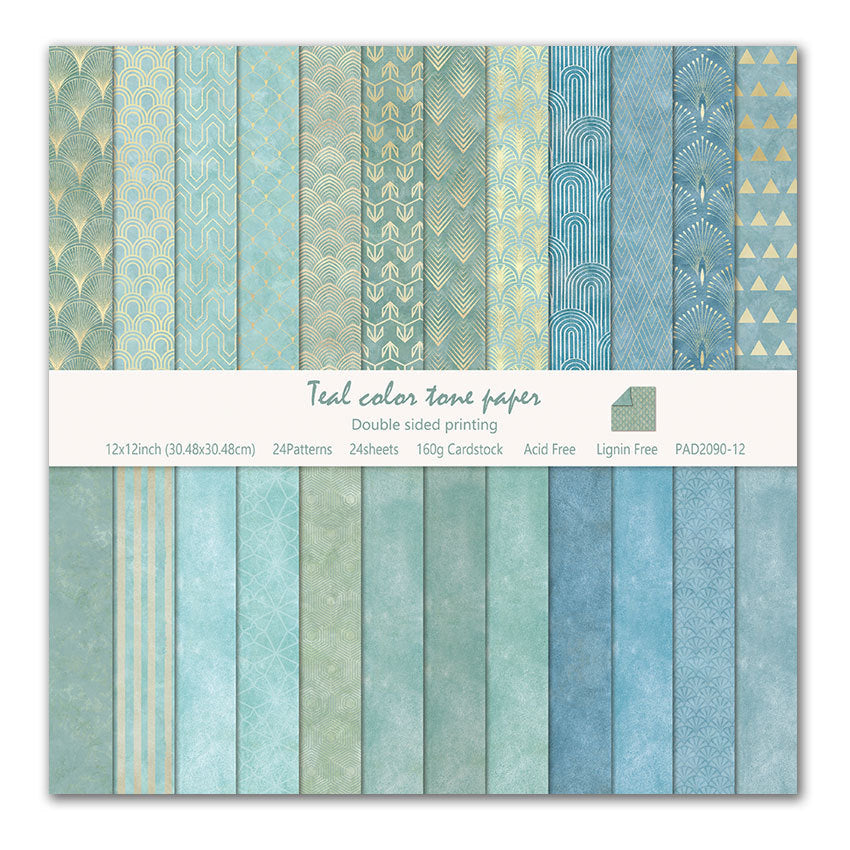 12 inch Scrapbook Paper Pad JYY090