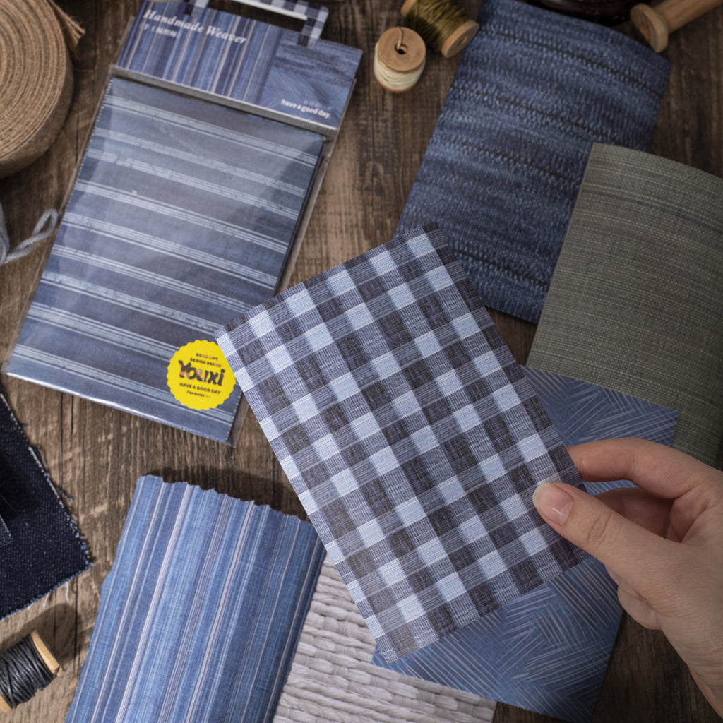 10 Pcs Cloth Texture Washi Stickers SGBZS