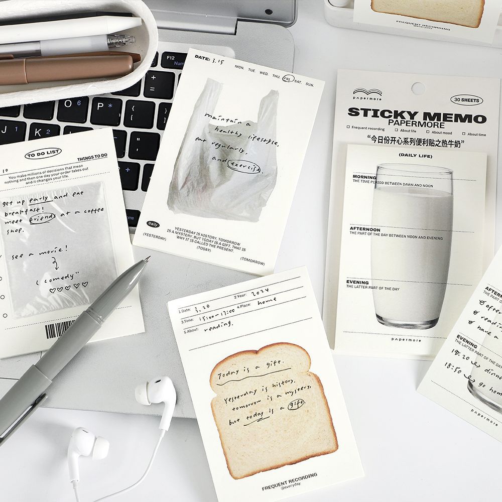 30 Pcs Creative Notepad JRFKX