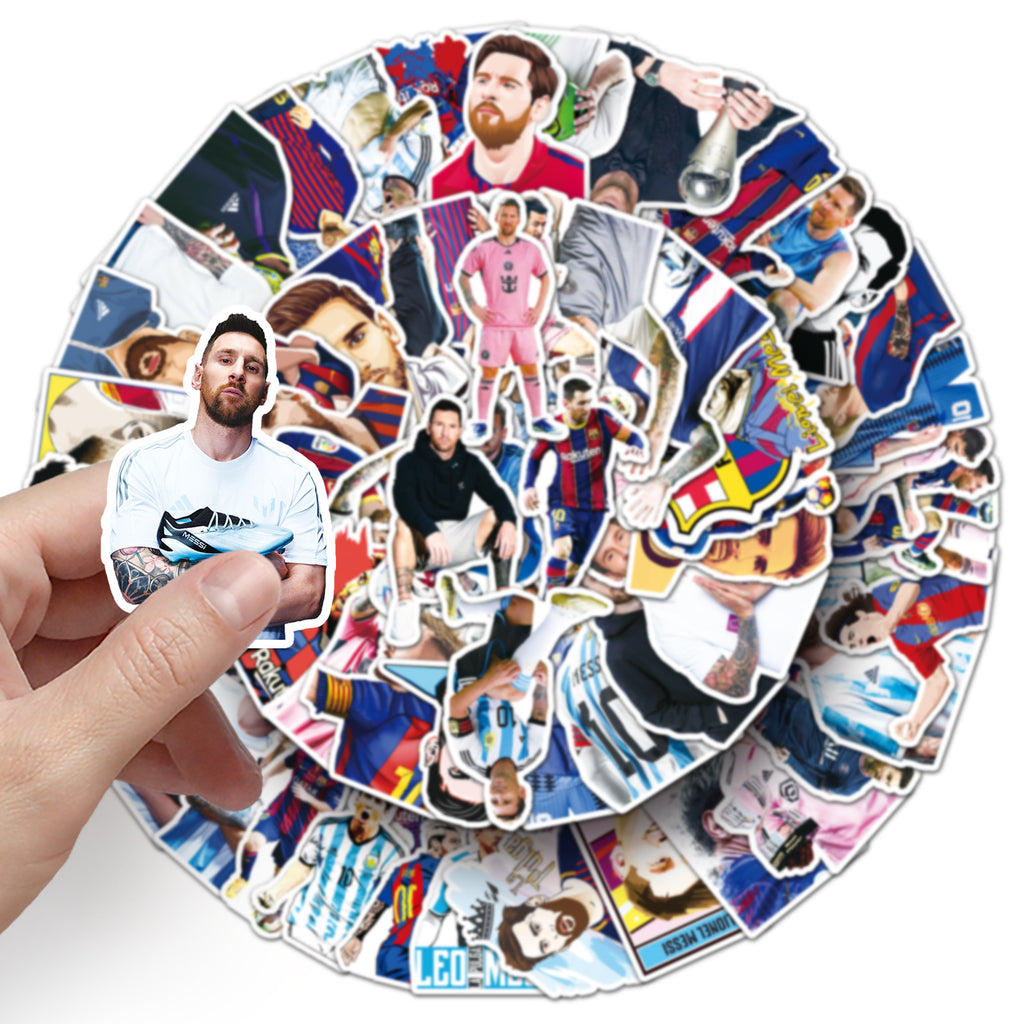 50Pcs Football Theme Waterproof Vinyl Stickers STY17