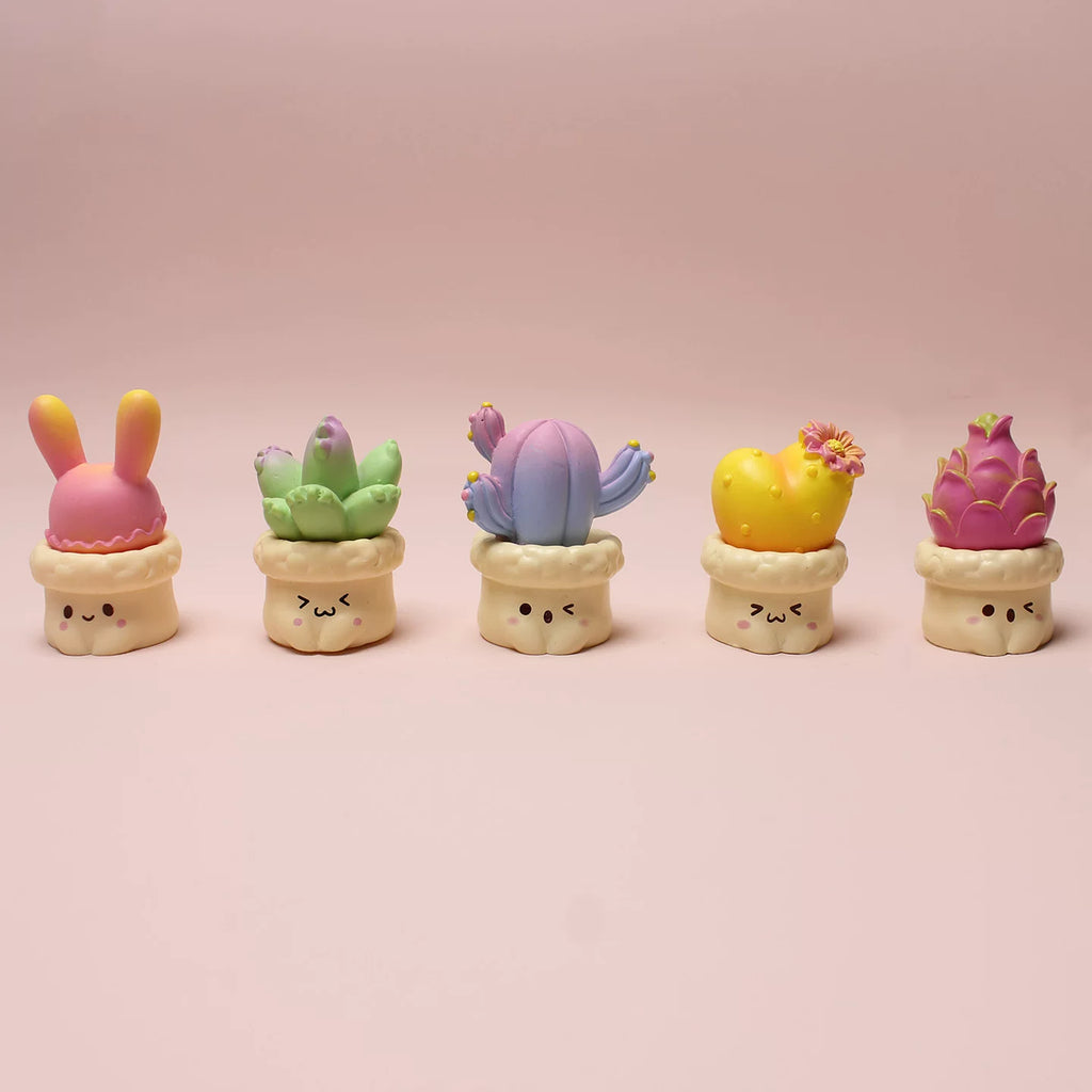 Mini Pastel Succulent Desk Buddies