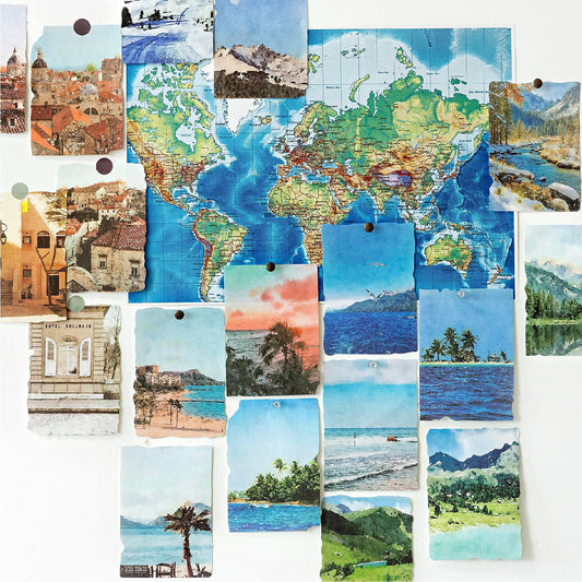 30 Pcs Landscape Journal Paper LGJFJ