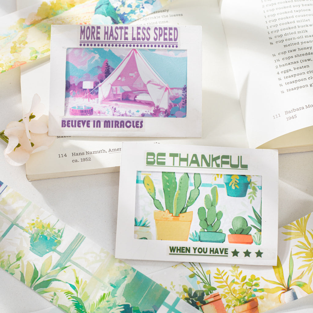 1 Roll Cartoon Landscape Washi Tape MGMJ