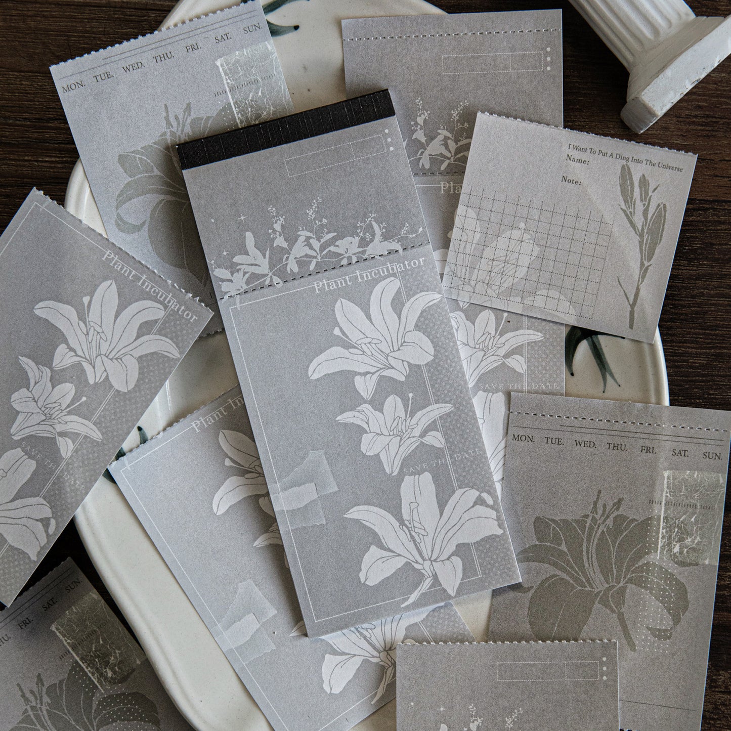 30 Sheets Aesthetic Journal Notepad Paper FGLY