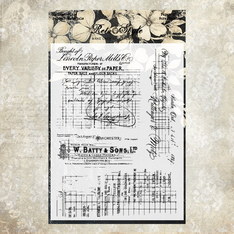 Clear Silicone Stamp STM518