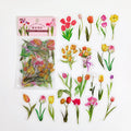40 Pcs Tulip PET Stickers