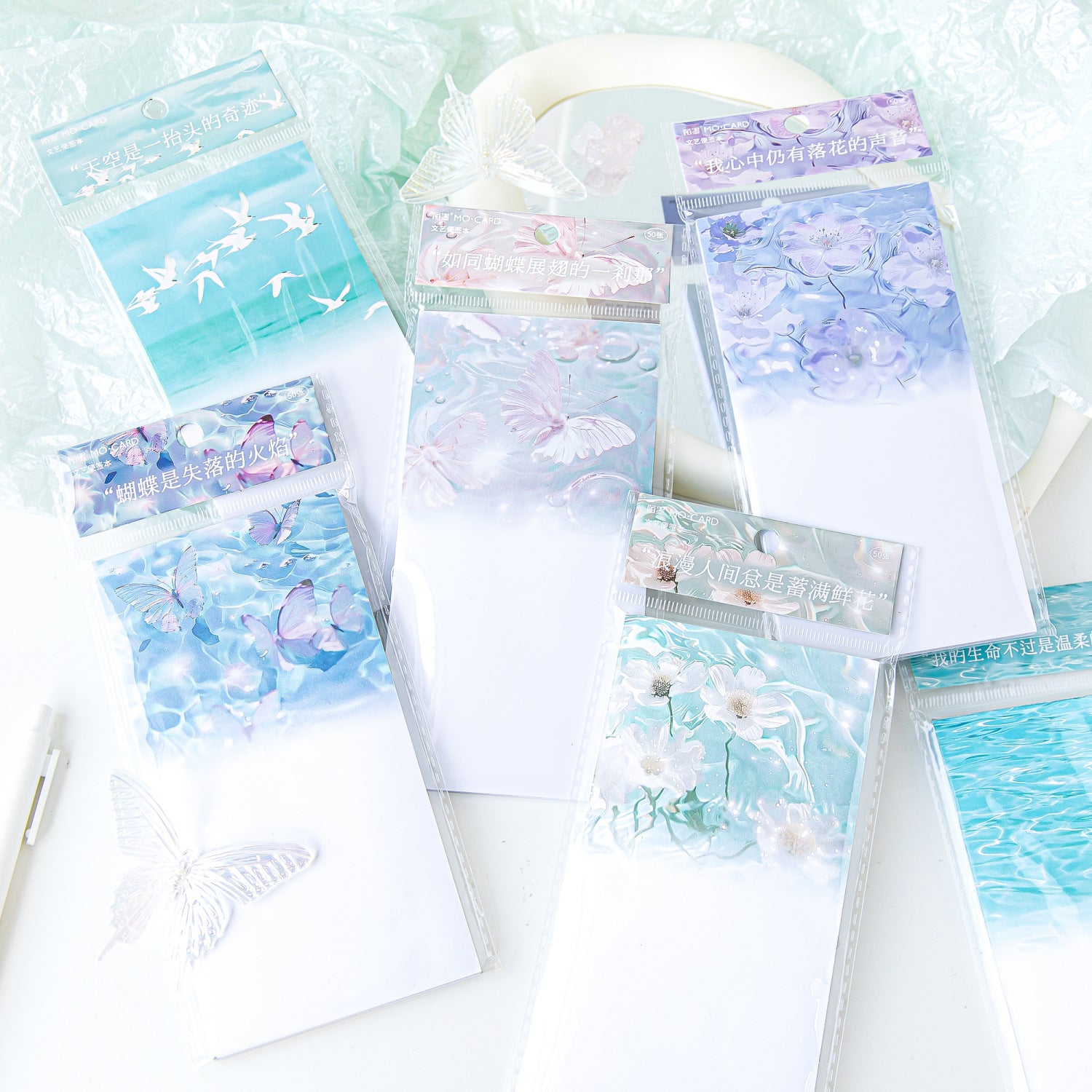 50 Pcs Cute Notepad Paper WWZYS