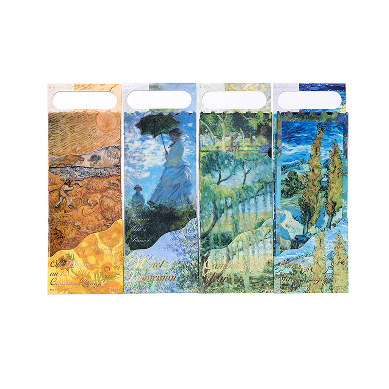 5 Pcs Oil Painting PET Bookmark MHBWG