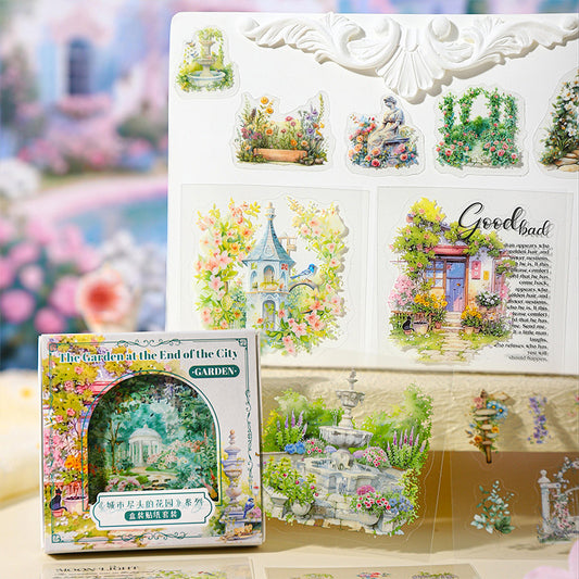 45 Pcs Garden Themed PET Stickers CSJTHY