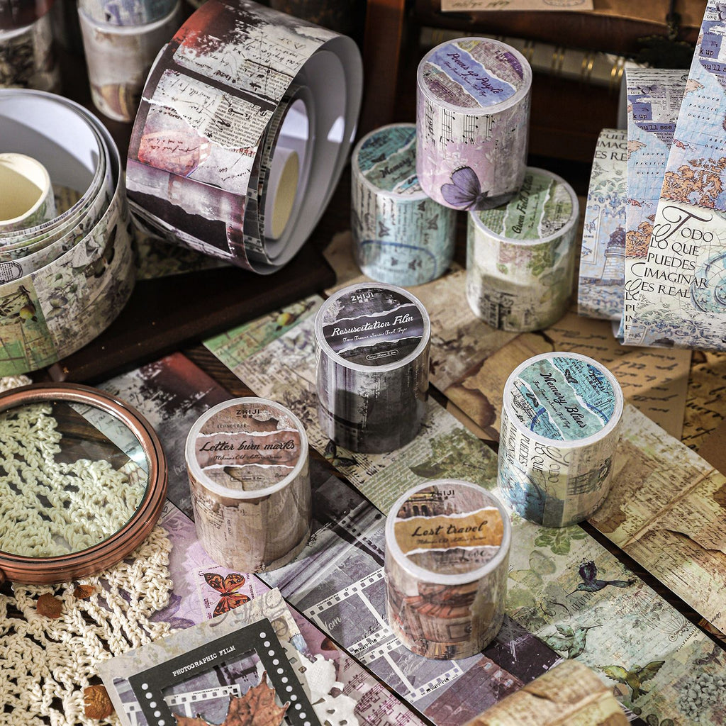 1 Roll Vintage Washi Tape MYJX