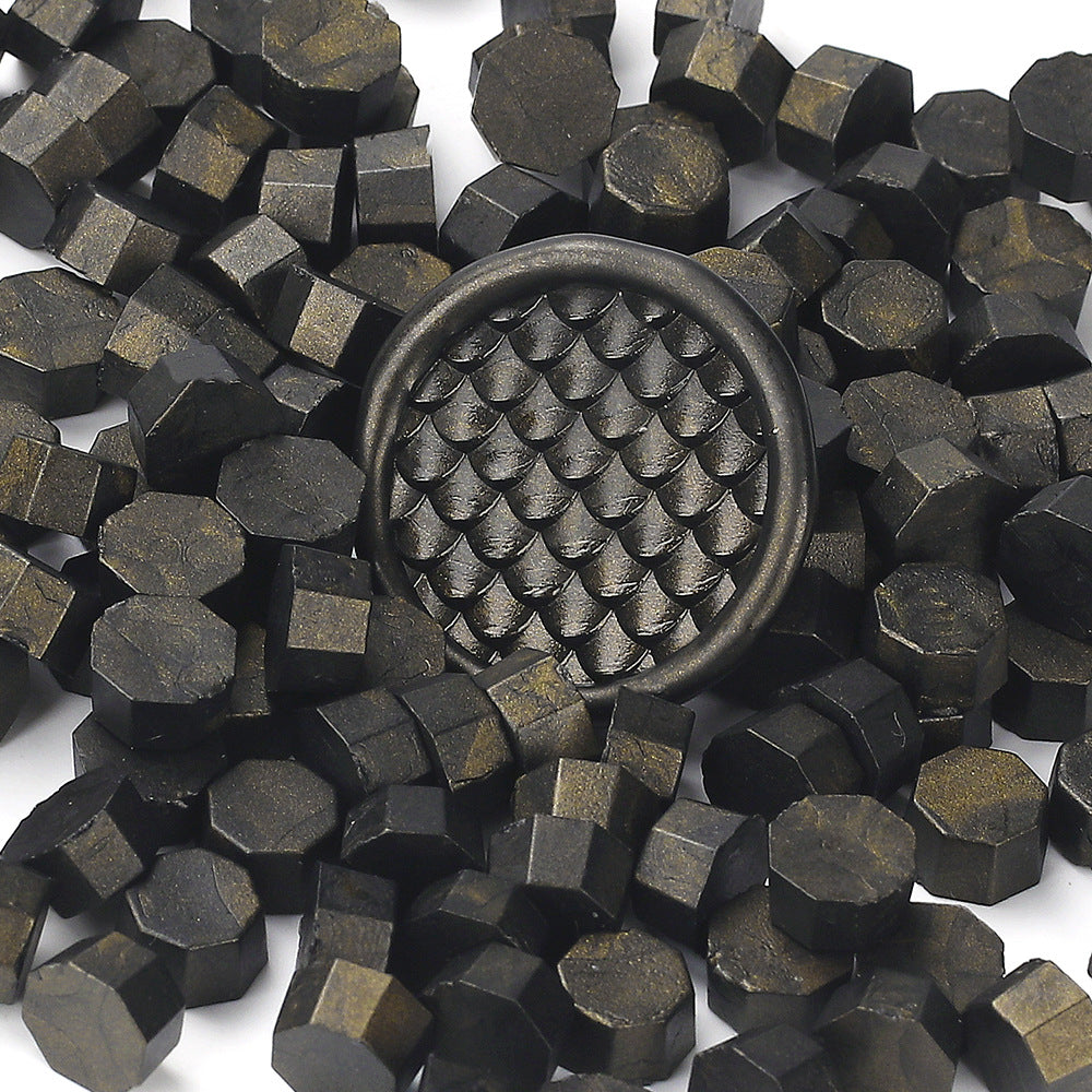 100 PCS Octagon Wax Seal Beads H147