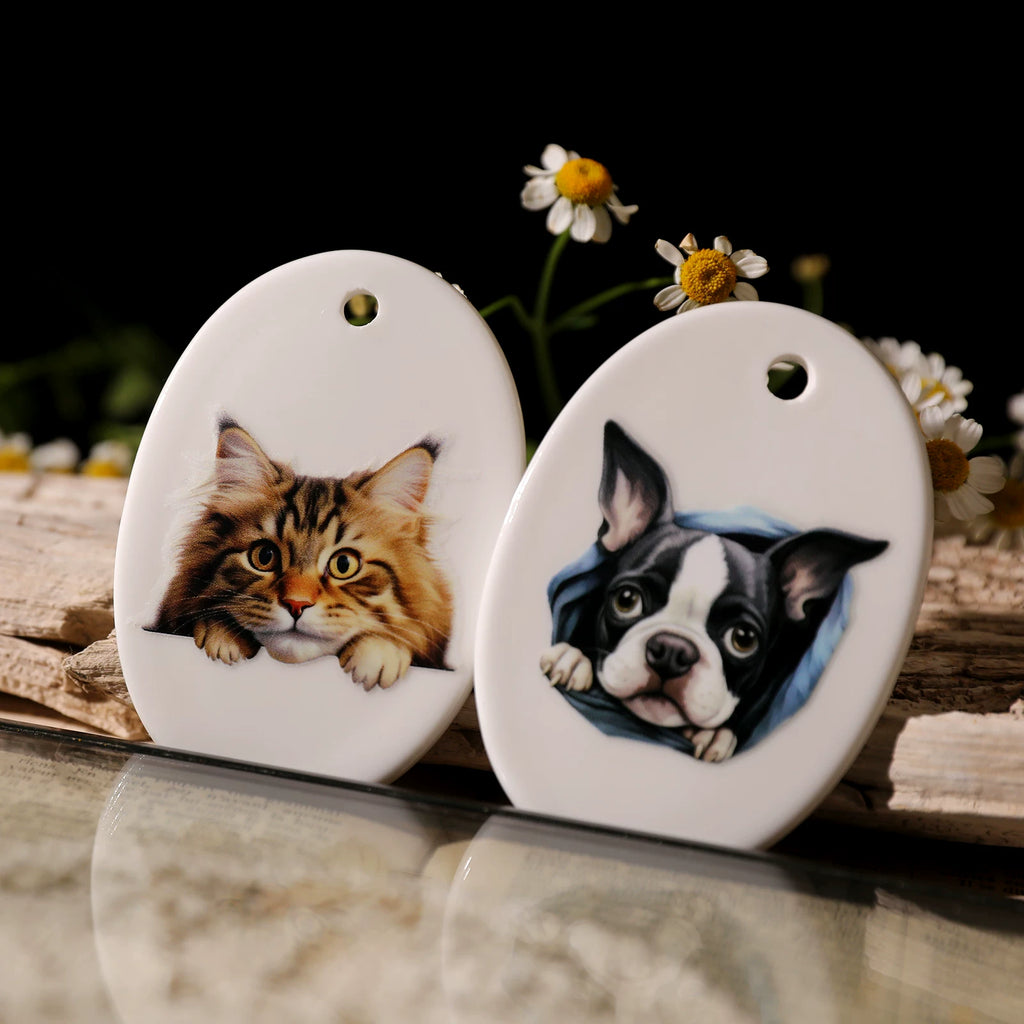 2 Sheets Waterproof Rub on Stickers - Cute Pets
