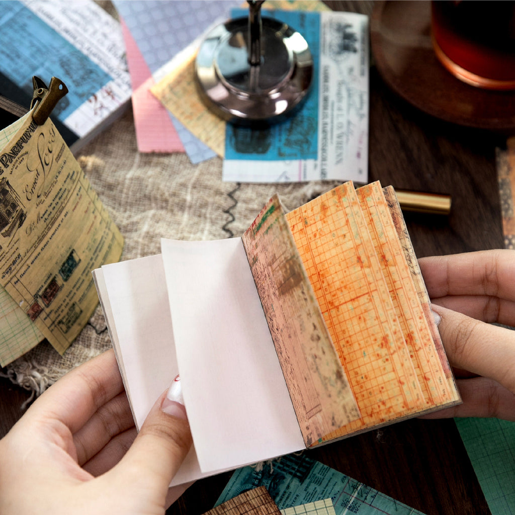 48 Sheets Old Bill Junk Journal Paper JZDX