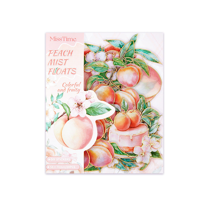 20 Pcs Fruit PET Stickers XCGJ