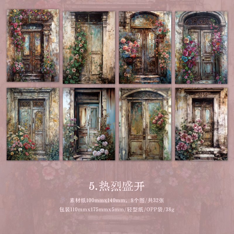32 Pcs Windows Junk Journal Paper HDYB